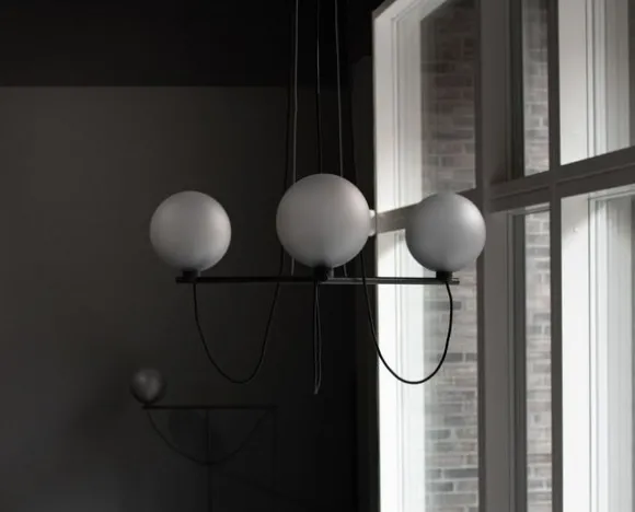 3 GLOBE CHANDELIER