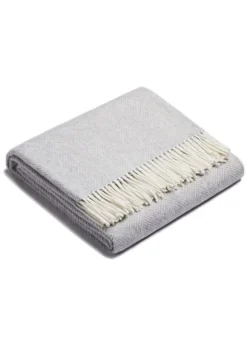 Alpaca Herringbone Throw