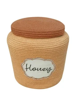 Basket Honey Pot