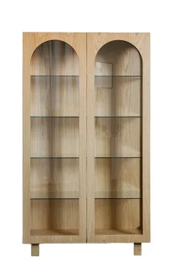 Bow Glass Cabinet