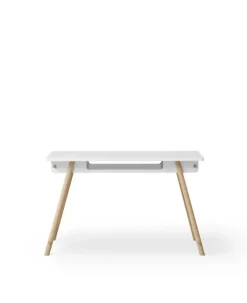 Camp Junior Desk, Adjustable, White/oak