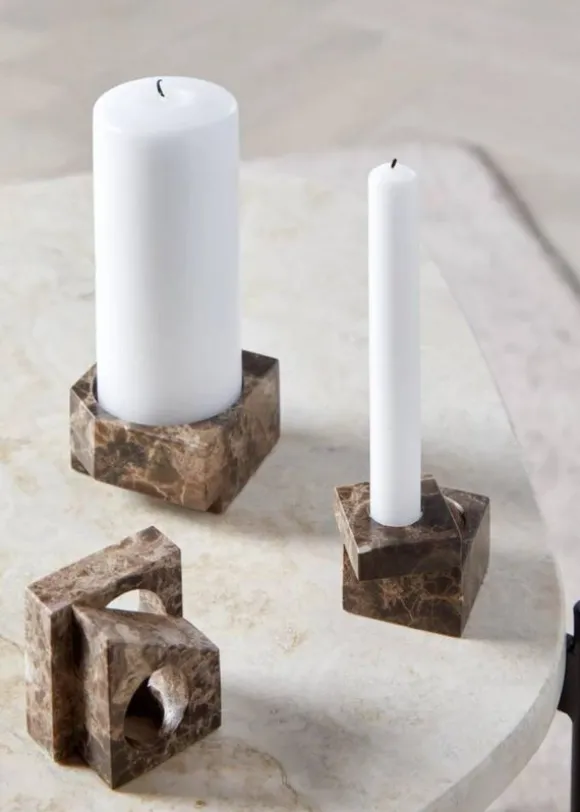 Jeu De Dés 2 Candle Holder