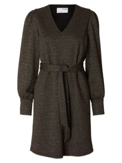 SLFAgnethe Glitter Jacquard Short Dress