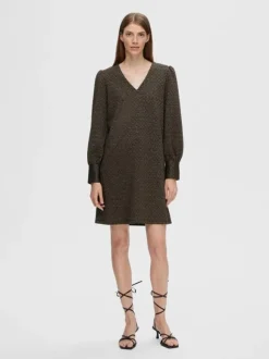 SLFAgnethe Glitter Jacquard Short Dress