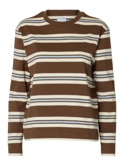 SLFBoxy-Luma LS O-Neck Tee