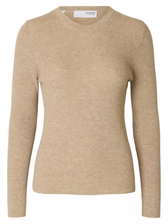 SLFIngrid LS Knit Lano O-Neck NOOS