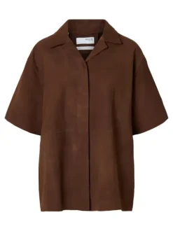 SLFSophie Suede 2/4 Shirt
