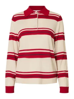 SLFThea LS Knit Merino Collar Neck