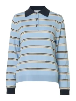 SLFThea LS Knit Merino Collar Neck