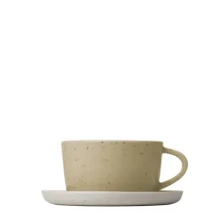 Sæt med 2 kaffekopper med underkop - Sablo