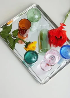 Standing Flower Bubble Low Tube