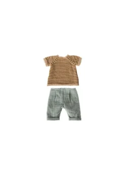 Strikket bluse og bukser, Str. 3